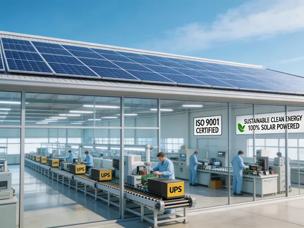 GridTitan ISO 14001 certified UPS manufacturing
