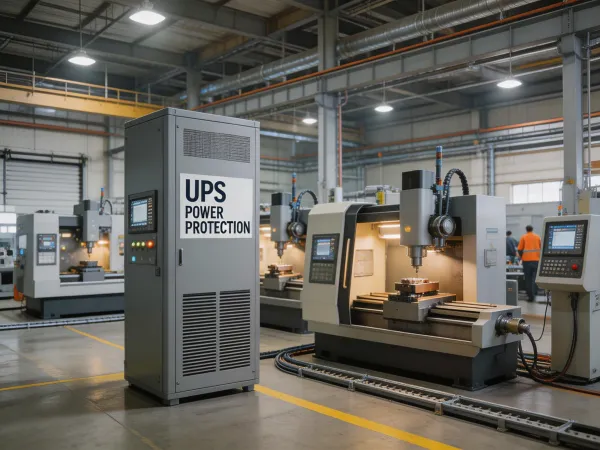 GridTitan UPS protecting manufacturing process control