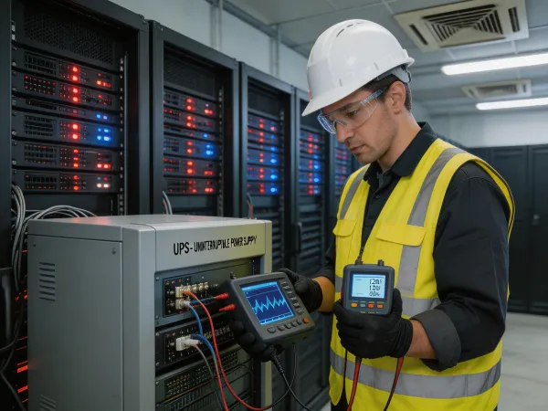 GridTitan UPS commissioning by factory-trained engineer